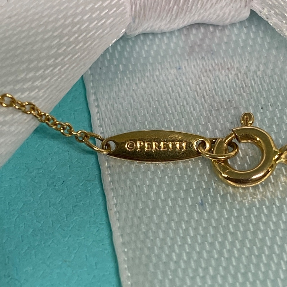 Tiffany & Co Elsa Peretti .10 carat  Diamond by the Yard 16” Necklace - Picture 5 of 8